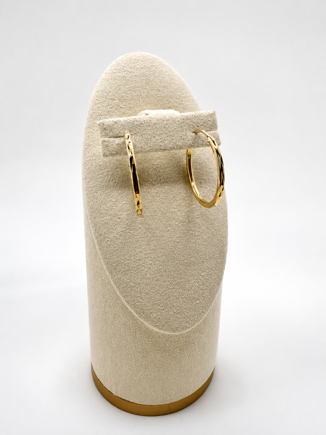 Trendy Gold Plated Hoop Earrings